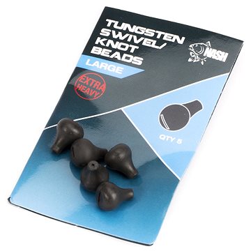 

Nash Tungsten Swivel/Knot Beads Large 5ks