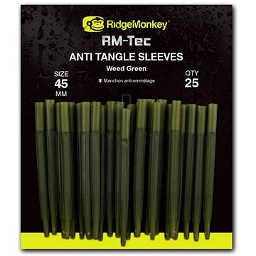 

RidgeMonkey RM-Tec Anti Tangle Sleeves 45mm Zelený 25ks
