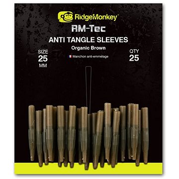 

RidgeMonkey RM-Tec Anti Tangle Sleeves 25mm Hnědý 25ks