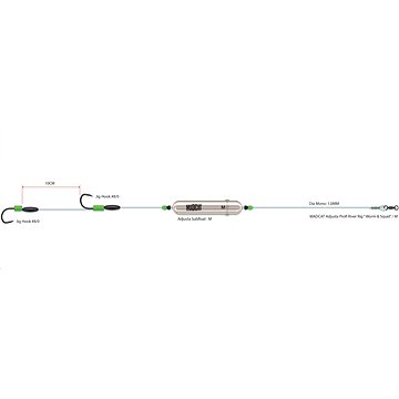 

MADCAT Adjusta Profi River Rig "Worm & Squid" M 40g 180cm