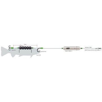 

MADCAT Adjusta Profi River Rig "Deadbait" L 60g 180cm