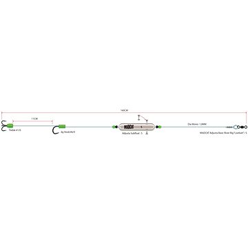 

MADCAT Adjusta Basic River Rig "Livebait" S 20g 160cm