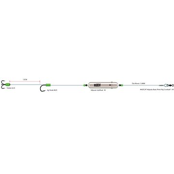 

MADCAT Adjusta Basic River Rig "Livebait" M 40g 160cm