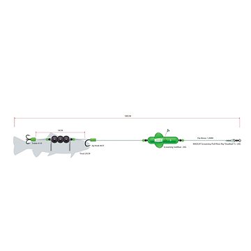 

MADCAT Screaming Profi River Rig "Deadbait" S 20g 180cm