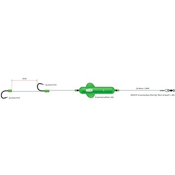 

MADCAT Screaming Basic River Rig "Worm & Squid" L 60g 160cm