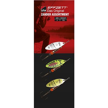 

Effzett Spinner Assortment Zander 12g Velikost 4 3ks