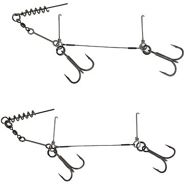 

Savage Gear 1x7 Titanium Corkscrew Stinger Velikost 2/0 23kg