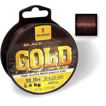 Browning Black Magic Gold Mono 0,27mm 5,7kg/12,6lbs 490m Dark Brown - Vlasec
