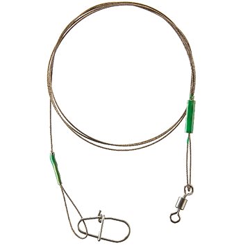 

Cormoran 7x7 Wire Leader - Swivel and Corlock Snap Hook 6kg 45cm 2ks