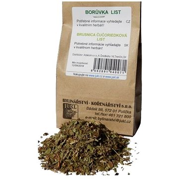 

Jukl Borůvka list, 50 g