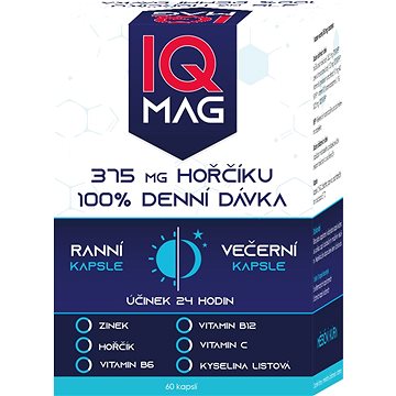 

IQ Mag ranní/večerní 60 kapslí