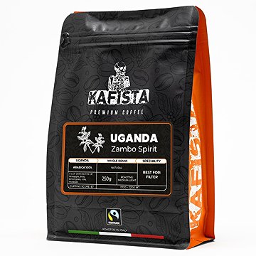 

Kafista "Uganda Zambo Spirit" - 100% Arabica - Zrnková Káva, Pražená v Itálii 1 × 250g