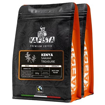 

Kafista výběrová káva Kenya Sakami Treasure, 2 × 250 g
