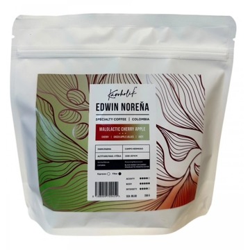 

KÁVOHOLIK Kolumbia, Edwin Norena, Malolactic Apple Cherry, zrnková, 200g