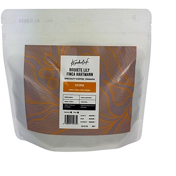 

KÁVOHOLIK Panama Finca Hartman Boquete Lily, natural, zrnková, 200g