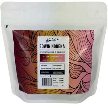 

KÁVOHOLIK Kolumbia, Edwin Norena, Passion Fruits Mossto, zrnková, 200g