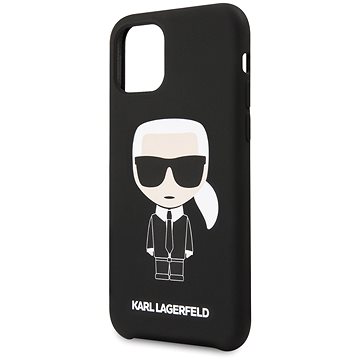 Karl Lagerfeld Iconic pro iPhone 11 Black  - Kryt na mobil