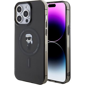 

Karl Lagerfeld IML Ikonik MagSafe Zadní Kryt pro iPhone 15 Pro Max Black