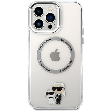 

Karl Lagerfeld IML Karl and Choupette NFT MagSafe Zadní Kryt pro iPhone 13 Pro Max Transparent