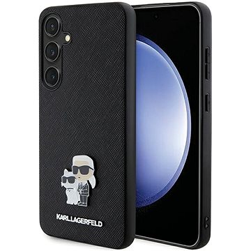 

Karl Lagerfeld PU Saffiano Metal Karl and Choupette Zadní Kryt pro Samsung Galaxy S24 Black