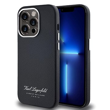 

Karl Lagerfeld Grained PU Hotel RSG Zadní Kryt pro iPhone 14 Pro Black