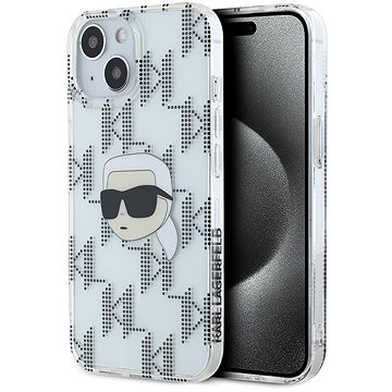 

Karl Lagerfeld IML Electroplated Karl Head Zadní Kryt pro iPhone 15 Transparent