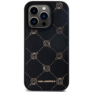 

Karl Lagerfeld PU Karl Heads Pattern MagSafe Zadní Kryt pro iPhone 15 Pro Max Black