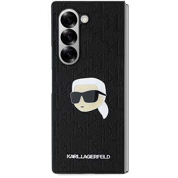 

Karl Lagerfeld PU Saffiano Monogram Karl Head Zadní Kryt pro Samsung Galaxy Z Fold6 Black