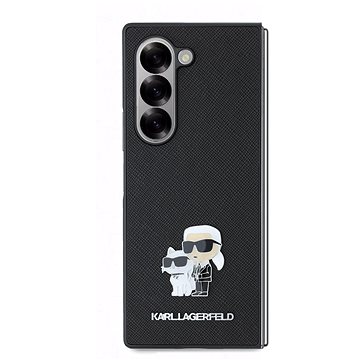 

Karl Lagerfeld PU Saffiano Karl and Choupette Zadní Kryt pro Samsung Galaxy Z Fold6 Black