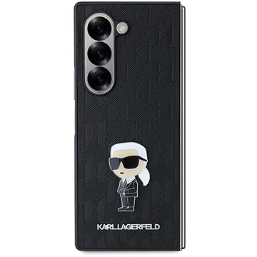 

Karl Lagerfeld PU Saffiano Monogram Ikonik Zadní Kryt pro Samsung Galaxy Z Fold6 Black