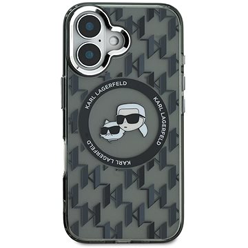 

Karl Lagerfeld IML Monogram K&CH Heads MagSafe Zadní Kryt pro iPhone 16 Black