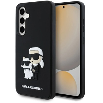 

Karl Lagerfeld 3D Rubber Karl and Choupette Zadní Kryt pro Samsung Galaxy S24 FE Black