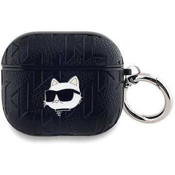 

Karl Lagerfeld PU Embossed Choupette Head Pouzdro pro AirPods 3 Black