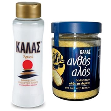 

KALAS mořská sůl GOLDEN Jemná 500 g + Květinová s citronem 300 g
