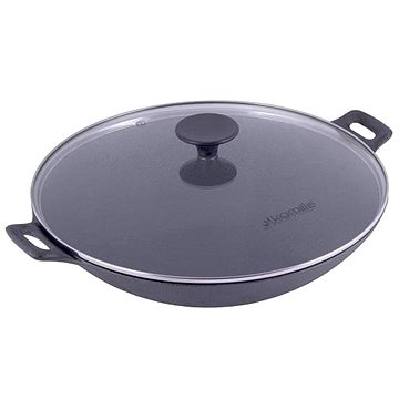 

kamille Litinová pánev Wok s poklicí 30 cm