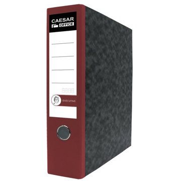 

CAESAR OFFICE Executive A4 80 mm, červený hřbet