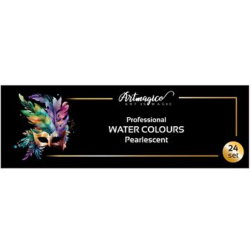 

ARTMAGICO Professional Water colours Pearlescent 24 barev