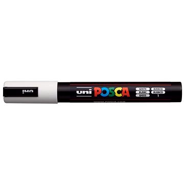 UNI PAINT Posca PC-5M, bílý, 1,8–2,5 mm