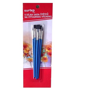 

Surtep 5-ti dílná sada štětců na Výtvarnou výchovu