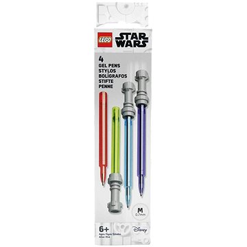 

LEGO Stationery Star Wars Set gelových per, světelný meč 4 ks