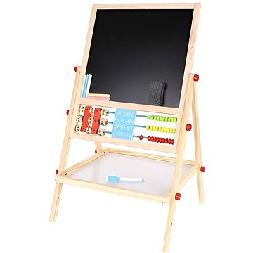 Kruzzel 22472 Multifunkční oboustranná tabule pro děti 42 × 32,5 cm
