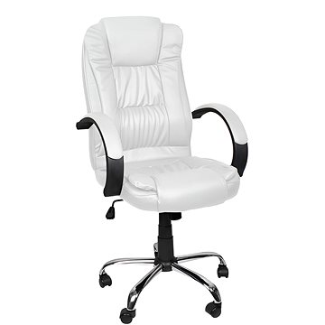 Malatec 23240 Kancelářské křeslo EKO kůže bílé