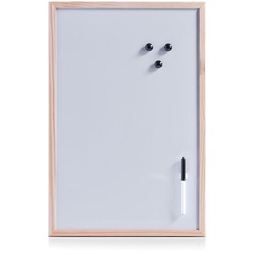 Zeller Magnetická tabule, dřevěný rám, 40 × 60 cm