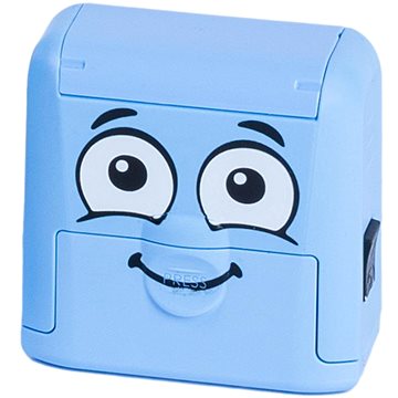 

COLOP Razítko na textil Marky, modré, černý polštářek, puzzle