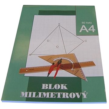

STEPA Milimetrový papír A4/50 listů, blok