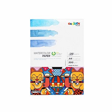 CARIOCA Plus akvarelový A4, 20 listů, 300 g/m2
