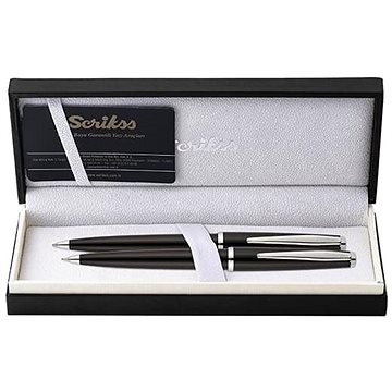 

Scrikss Vintage Black sada kuličkové pero a mechanická tužká