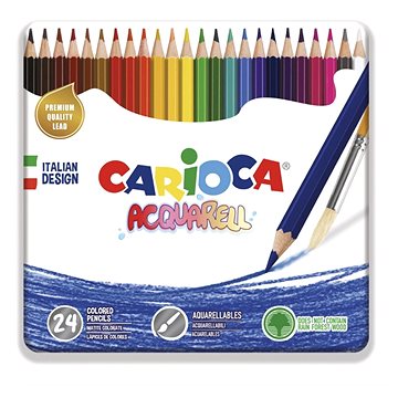 Carioca Akvarelové pastelky 24 ks