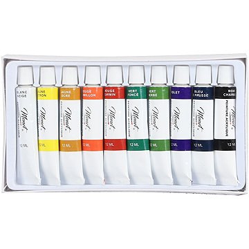 DOCHTMANN Akrylové barvy umělecká sada 10 ks