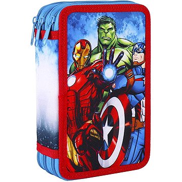CERDA Třípatrový penál Avengers Team vybavený